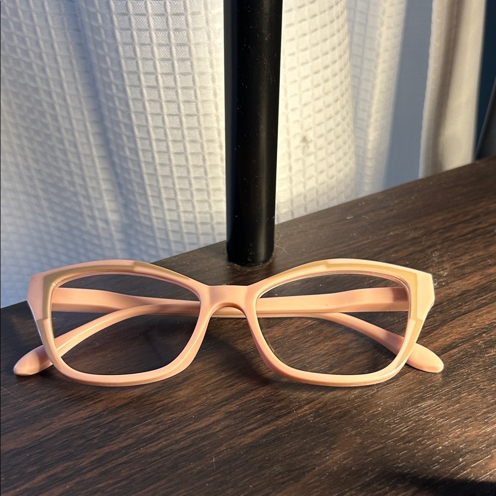 Stylish Peach Eyeglasses